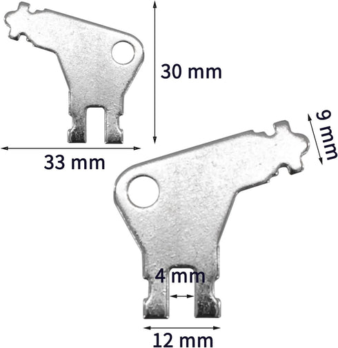 5Pcs Paper Towel Dispenser Key, Universal Dispenser Key for GP Towel Dispensers and Toilet Paper Dispensers