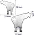 5Pcs Paper Towel Dispenser Key, Universal Dispenser Key for GP Towel Dispensers and Toilet Paper Dispensers