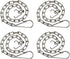 4 Pack Toilet Handle Chain, Stainless Steel Flapper Lift Chain Replacement Kit, Adjustable Length for Most Toilet