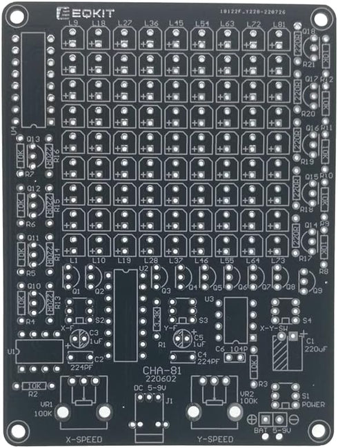 Gikfun LED Chaser Kit - Soldering Practice Kit PCB Board for School Learning Project EK1974