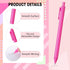 Fulmoon 50 Pcs Ballpoint Pens Bulk, Comfortable Writing, Medium Point 1.0 mm for Teacher Student Supplies