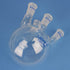 4 Neck Round Bottom Flask RBF, Heavy Wall Borosilicate Glass, 1000 ml, 4 Bevel Necks, 24/40 Joint