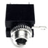 3.5mm 2 Pack CESS Black Mono TS Socket, Soldering Type, Panel Chassis Mount