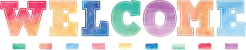 Watercolor Welcome Bulletin Board