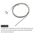 MECCANIXITY K Type Thermocouple Temperature Sensor Probe 5x100mm 6.6ft Wire, 0 to 600°C