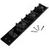 4073100 3 1 Carlisle FoodService Products Roll 'N Grip Mop, Broom and Tool Holder / Storage System, Positions + Hook