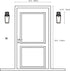 13.75 Edvivi Outdoor Wall Lights Exterior, Dusk to Dawn Motion Sensor Outdoor Lighting Fixture, Matte Black Waterproof