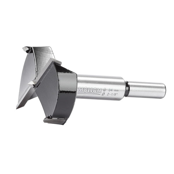 2-1/8" (54mm) Forstner Drill Bit for Precise Woodworking, Durable YG8 Carbide, 2.0mm Thickness, Ideal for Hard Wood,