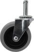 Shepherd Hardware 9807 3-Inch Swivel Stem Caster - Rubber Wheel, 175-lb Load Capacity