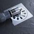 Floor Drain Cover for Washing Machine, Garage Shower Drain Cover with Pipe Connector for Kitchen and Bathroom
