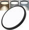 12 Inch Slim Dimmable LED Flush Mount Ceiling Light Fixtures, 24W 2640LM
