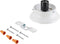 Aspen Creative 22102-03-1, Flush Mount Ceiling Fixture Shade Holder Kit in Matte White Finish