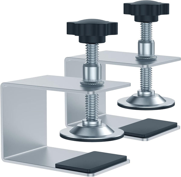 2 Pcs Drawer Front Installation Clamps, Adjustable Stable Furniture Woodworking Jig for Cabinet Installation