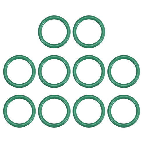 uxcell Fluorine Rubber O-Rings, 25mm OD 20.2mm ID 2.4mm Width FKM Seal Gasket, Pack of 10