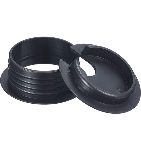 SATINIOR 10 Packs Desk Cable Wire Grommet Cord, PC Computer Desk Plastic Grommet, Tidy Cable Hole Cover Organizers (1.5