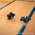POWERTEC 71067 48 Inch Universal T-Track - Double-Cut Profile with Predrilled Mounting Holes, 1PK