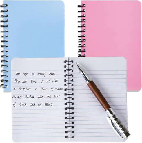 YiHenTiezz Spiral Notebook 4Pack Pocket Notebook 4.2"x 6.1" Pocket Notepad Small Notebook (4Pack Spiral Notebook-2)