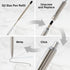 LINFANC 8 Pack Premium Retractable Ballpoint Pens - Medium Point 1.0mm Black Ink for Home, School, Work, Office
