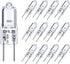 GY6.35 Halogen Bulb 50W, 12 Pack Dimmable GY6.35 Light Bulb, Warm White 2700K, AC/DC 12V