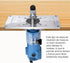 Router Trimmer Woodworking Tool - Aluminium Alloy Router Table Insert Plate for Bench Trimming