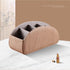 5 All-in-One Leather TV Remote Control Holder with Compartments Nightstand Desktop Air Conditioner Media Player Remote