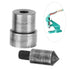 2Pcs Heavy Duty Metal Grommet Die Mold, Eyelet Hand Press Punch Machine Tool, Spring Snap Fastener Button Die