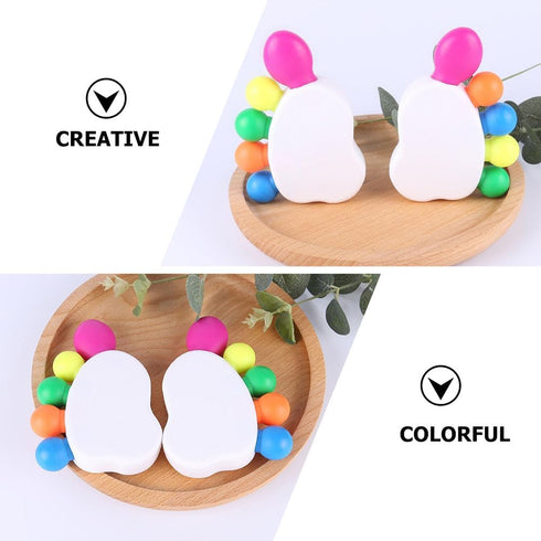 NUOBESTY 2 Sets Creative Funny Foot Shaped Highlighter Marker Pens for Students