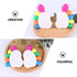 NUOBESTY 2 Sets Creative Funny Foot Shaped Highlighter Marker Pens for Students