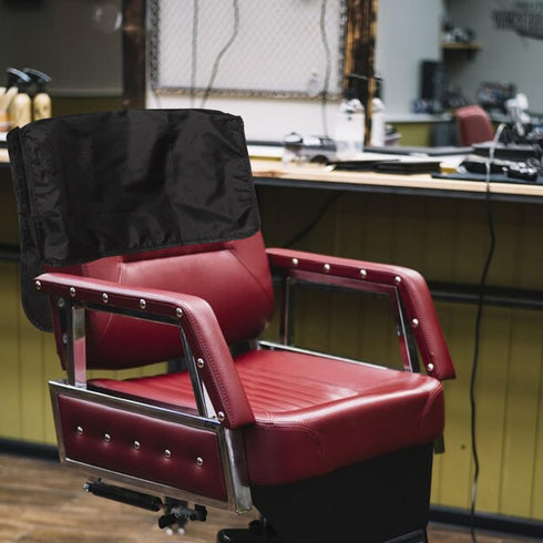 19.21X16.73X3.94 Inches Hemoton Salon Chair Backrest Protection Pad Cover Black Chair Back Protector for Barber Shop