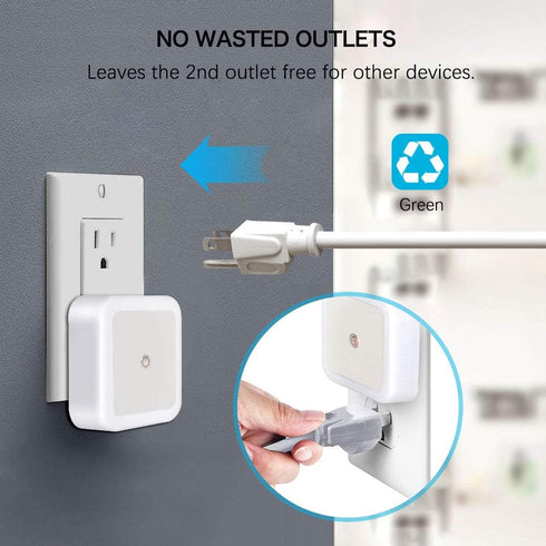 8-Pack, Sujeet Night Light, Night Lights Plug into Wall Nightlight Plug in Night Light, Dusk to Dawn Night Lamp Led