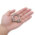 4 Pcs 5/16 Inch 304 Stainless Steel D Ring Shackles, 8 mm Screw Pin Anchor Shackle for Traction Steel Wire