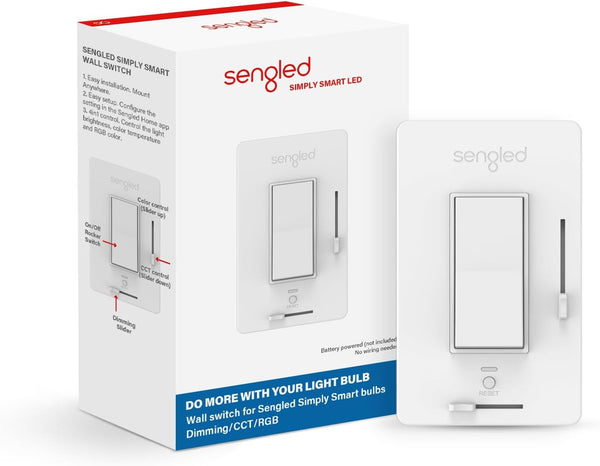 Sengled Dual Mode Smart Switch, Smart Wall Switch That Only Works with Dual