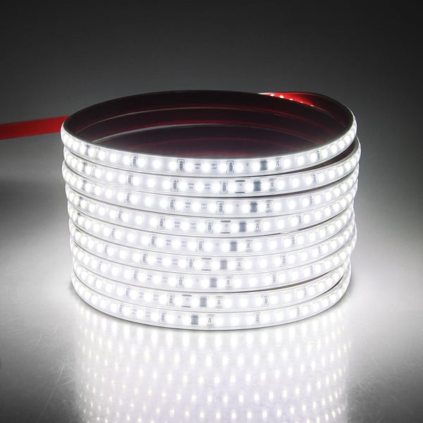Aclorol 5M Outdoor Led Strip Lights Waterproof AC 110V-130V Flexible LED Rope