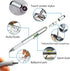 Screwdriver Pen Multitool, Touch Screen Stylus Ballpoint Tech Tool Pen with Ruler Level, Metal Hexagon Pen for Men