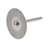 uxcell 10 Pcs Diamond Cutting Wheels, 30mm Cut Off Wheel with 2 Pcs Mandrels for Rotary Tool