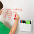 CaseBot Magnetic Dry Erase Marker Holder, Whiteboard Pen and Eraser Holder, Magnet Pencil Cup Organizer for Office,