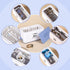 Adiding Ultrasonic Jewelry Cleaner, 1000mL (33.8oz) Sonic Retainer Cleaner with 5 Digital Timer and Degassing