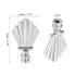 44mm 1/4-27 Inch PATIKIL Lamp Shade Finial, Lamp Finials Caps Knob Threaded Alloy Solid Lamp Finial Decoration for Lamp