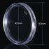 Ettonsun 30 Pieces 45mm Coin Capsules, Coin Holders for Collectors, Plastic Storage Container for Coin Collection