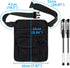 FAURAPMNG 2 Server Apron Bag, Restaurant Server Waist Money Pouch Bag, Restaurant Bar Apron Bag with Adjustable Belt