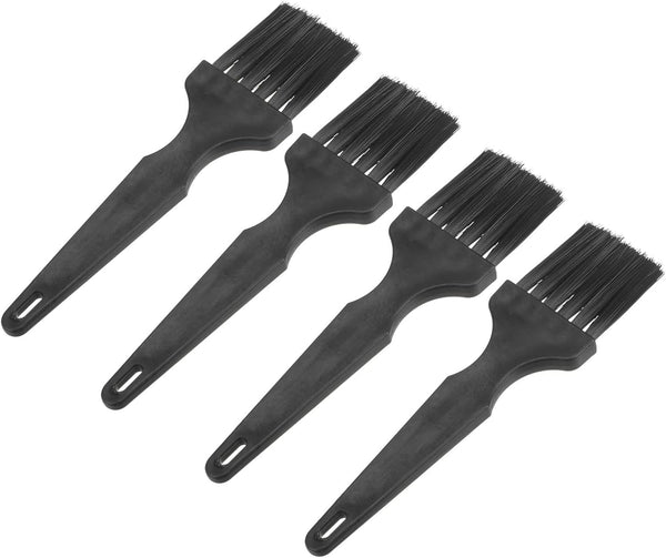 uxcell 4 Pcs Anti Static ESD Brush, Plastic Handle Nylon Lab Cleaning Brushes for Electronics Repair