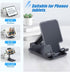 Phone Stand for Desk, 2 Pack MT-6 Adjustable Cellphone Holder for Office, Compatible with Devices Under 8” (Black)
