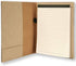 LaserGram 7" 9" Small X Portfolio Notepad, Messianic Symbol, Personalized Engraving Included (Light Brown)