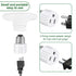 Outlet Light Socket Adapter,Screw in Outlet Socket,E26 Light Bulb to Outlet Socket Converter,Light Bulb Plug Adapter for Porch Light Socket,Camera,Garage Light (1)
