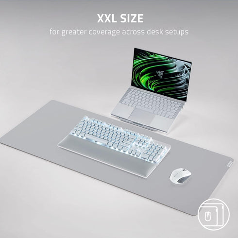 Razer Pro Glide Soft Mouse Mat: Thick, High-Density Rubber Foam - Textured Micro-Weave Cloth Surface - Anti-Slip Base