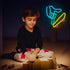 Dimmable Finger Skateboards Neon Sign for Wall Decor, Skateboard LED Fingerboard Neon Light for Kids, Teens, Adults