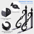Tivcck 10 Pack Brackets,7.4Inch Decorative Shelf Wall Mounted L Shape Shelf Bracket,Heavy Duty Shelf Brackets