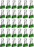 JAM PAPER Colorful Binder Clips - Extra Small - 3/5 Inch (15 mm) - Green Binderclips - 30/Pack by JAM Paper