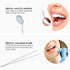 NYGEARZZ 3-Piece Set Dental Examination Tools Kit - Oral Care with German Stainless Steel Dental Pick, Tweezers & Mouth