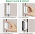 8 800 lbs Home Security Door Reinforcement Lock - Safety Child Proof Door Locks with Screws for Inward Swinging Front